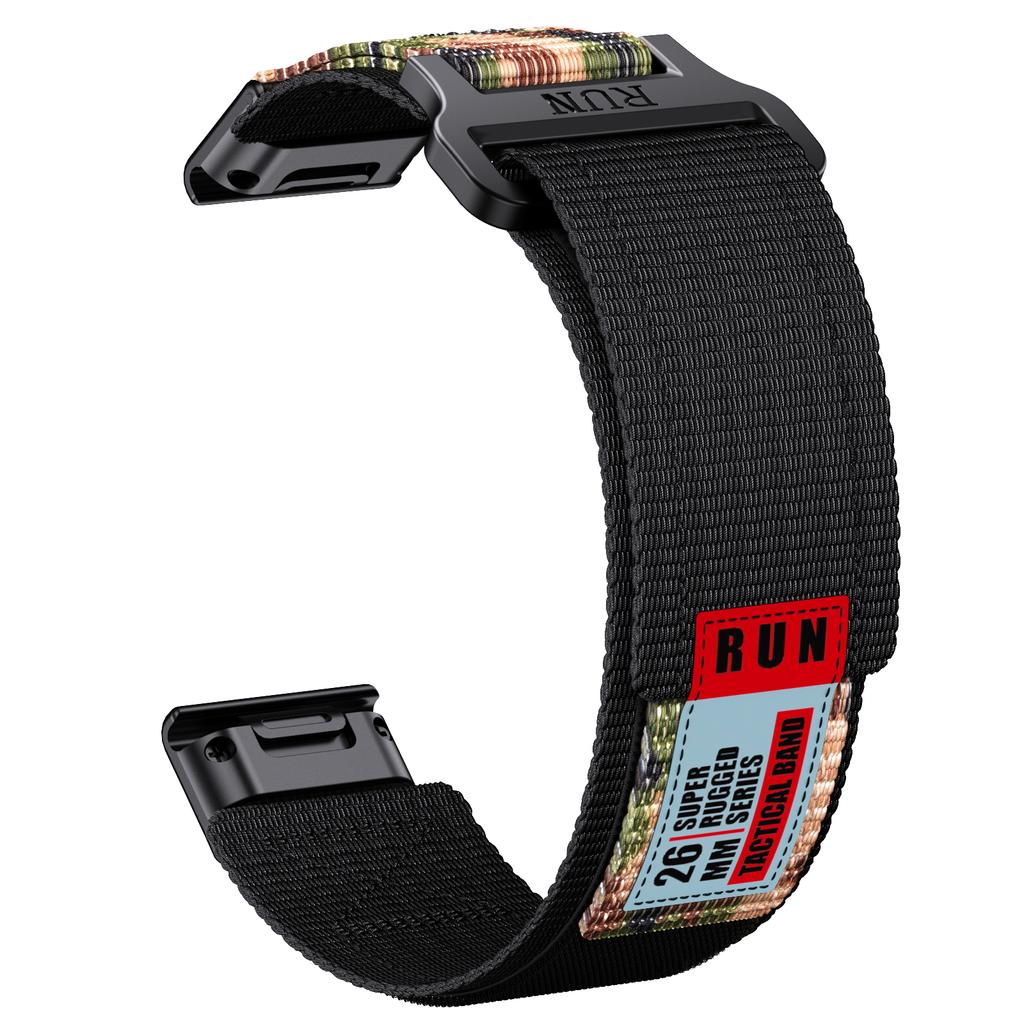 Runcool 22mm 26mm Wide Garmin Fenix 7 7X Pro 6 6X 5 5X Plus QuickFit Strap Instinctive 2 Replacement Bracelet