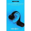 Bone Conduction Bluetooth Headset Wireless Ear-mounted Black