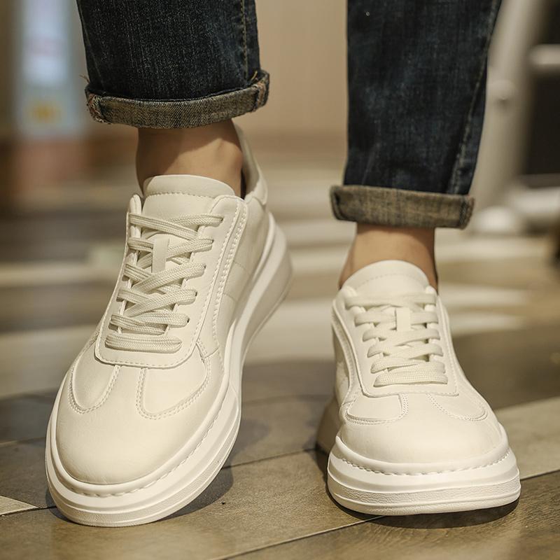 Fashion White Casual Men's Board Shoes Minimalist Quality and Comfortable Style Leisure Outdoor Fashion Street Daily Youth Shoes