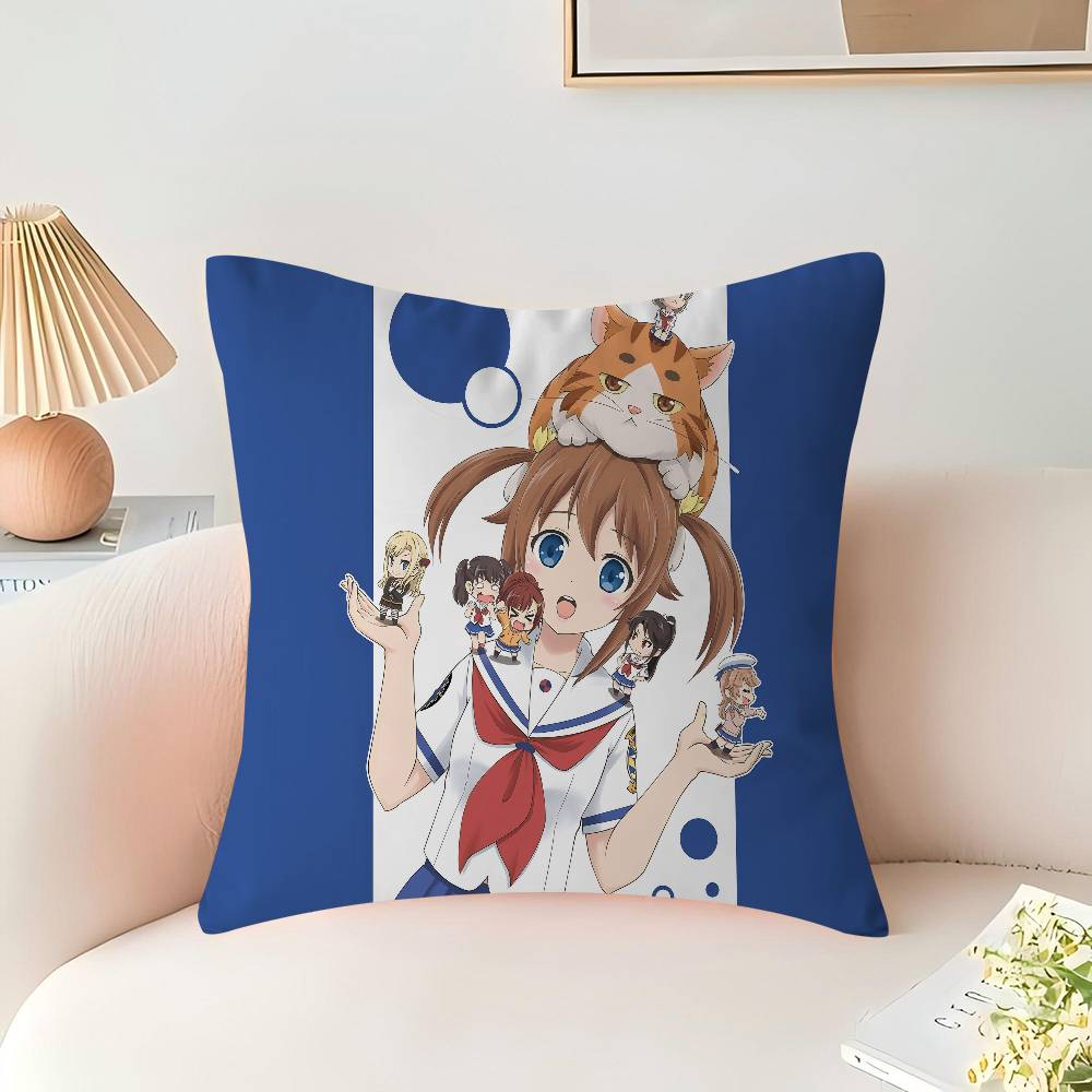 Anime S-Steins G-Gate Personalized picture text home decorative pillows Household Gifts 45x45cm