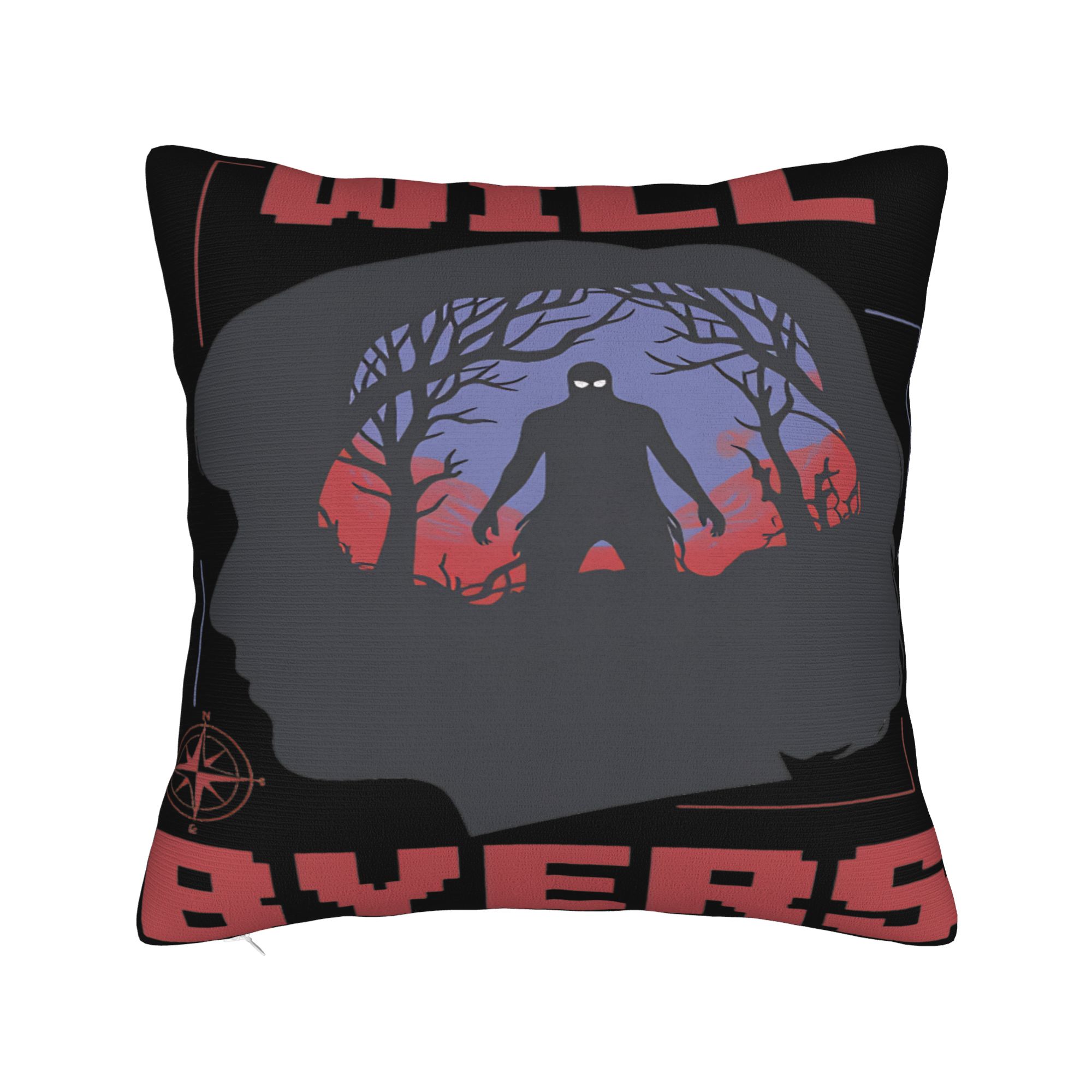 Уилл Байерс Наволочка Печатная Наволочка Смешная Наволочка Для Дивана Кушетки Кровати Гостиной 12x12Inch