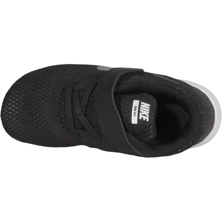 Nike Free RN TD Black Metallic Silver Baby Sneakers Anthracite 833992-001