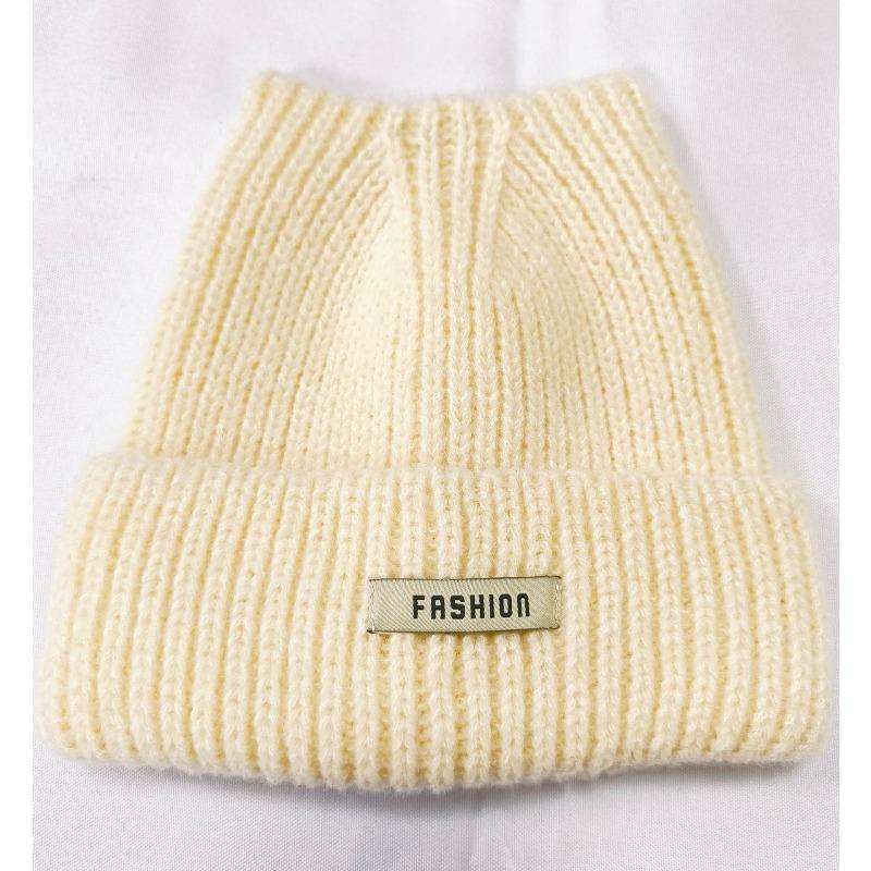 Korean-style Cat-ear Hat - Children's Size - Warm Woolen Hat for Autumn and Winter - Pure Color Knitted Hat - Sweet and Cool Style