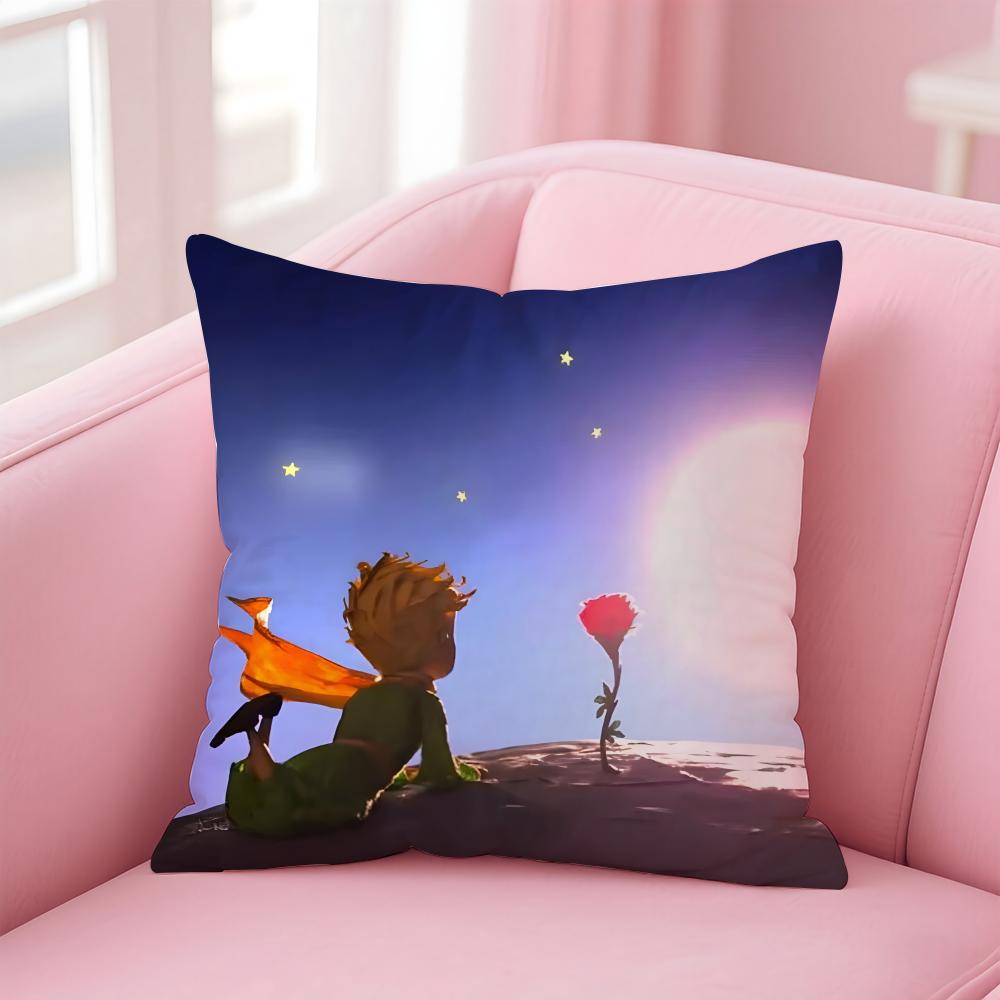 anime T-The L-Little Prince Cushion Cover Comfortable Reversible Pillow Cover Ideal for Car Sofa Bedroom & Beyond