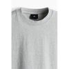 H M seaM DeTail T sHirT Loose fiT Grey Melange