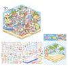 4 Pcs DIY 3D Scene Stickers Cartoon Cat Leisure Life Stickers for Adults Teen Kids Make Your Own Scene Stickers for Stress Relief