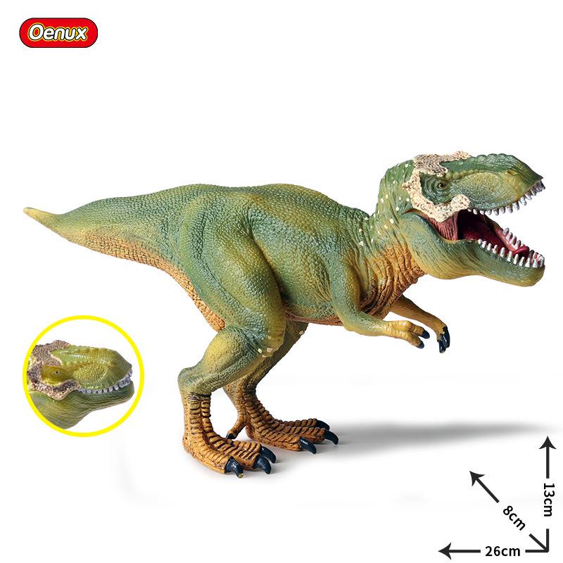 Large Dinosaur Model Toy - Tyrannosaurus Rex & Velociraptor for Children's Learning and Gifts