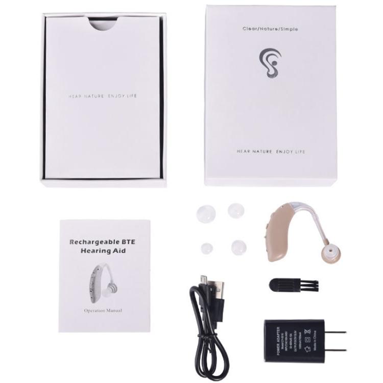 G25 Bluetooth Hearing Aid Elderly Sound Amplifier Sound Collector, Colour: US Plug
