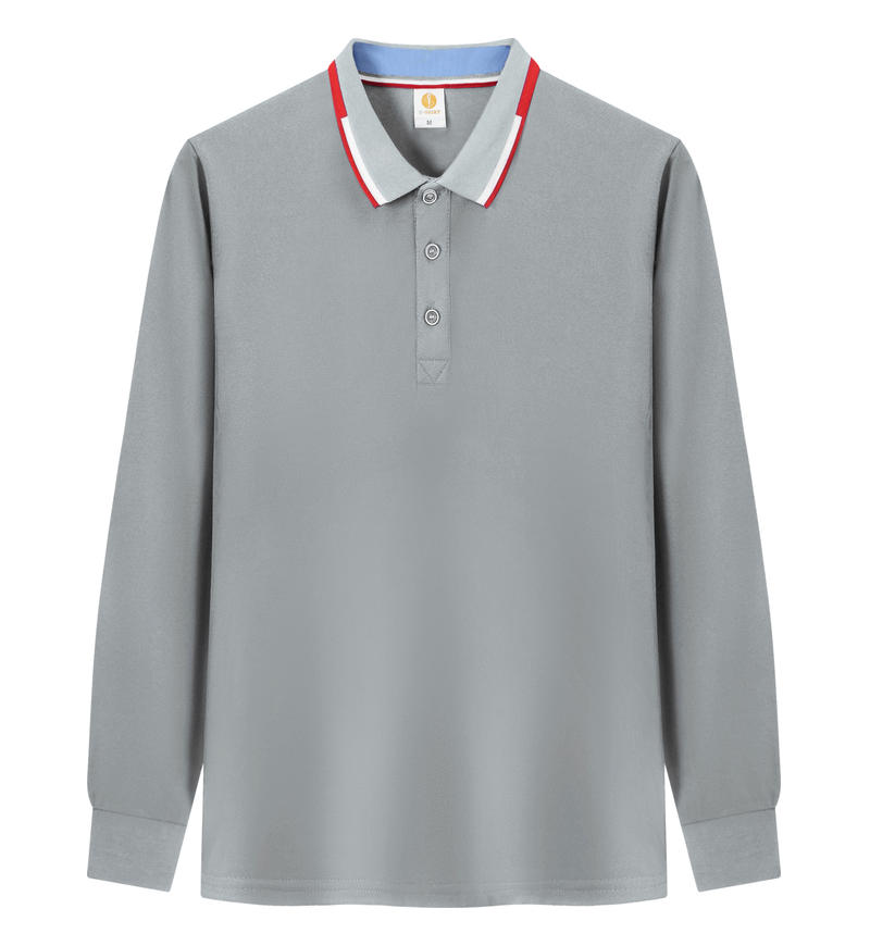 Plus Size Polo Shirt Men Women Long Sleeve T Shirts Classic Stripe Collar Autumn Fashion Brand Casual Business Top Streetwear