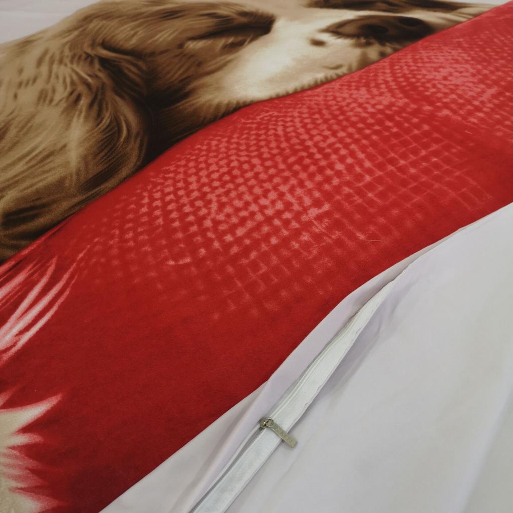 3D Print Pet Dog Bed Sets For Girl Duvetcover 2pcs Pillowcase Super Soft Comfortable Cartoon Kids Bed Quilts Cover Set 2/3 Pcs