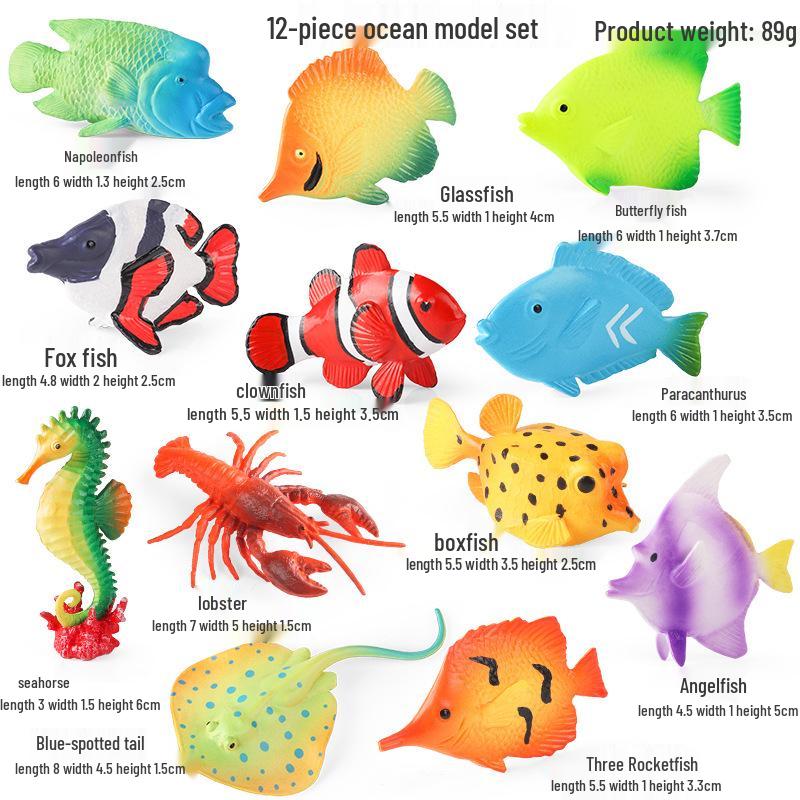Mini Animal Growth Cycle Toys: Butterfly, Rooster, Ant, Frog, Sea Turtle, Dragonfly