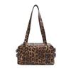 Bags Niche Underarm Bags Women's Handbags 2025 New Leopard Print Pillow Bags Fashion Shoulder Bowling Bags