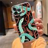 Phone Case For Iphone 17 Air 17 16 Pro Max 15 14 13 Pro Max 15 16 Pro 15Plus Hand Snake Flower Snake Painting