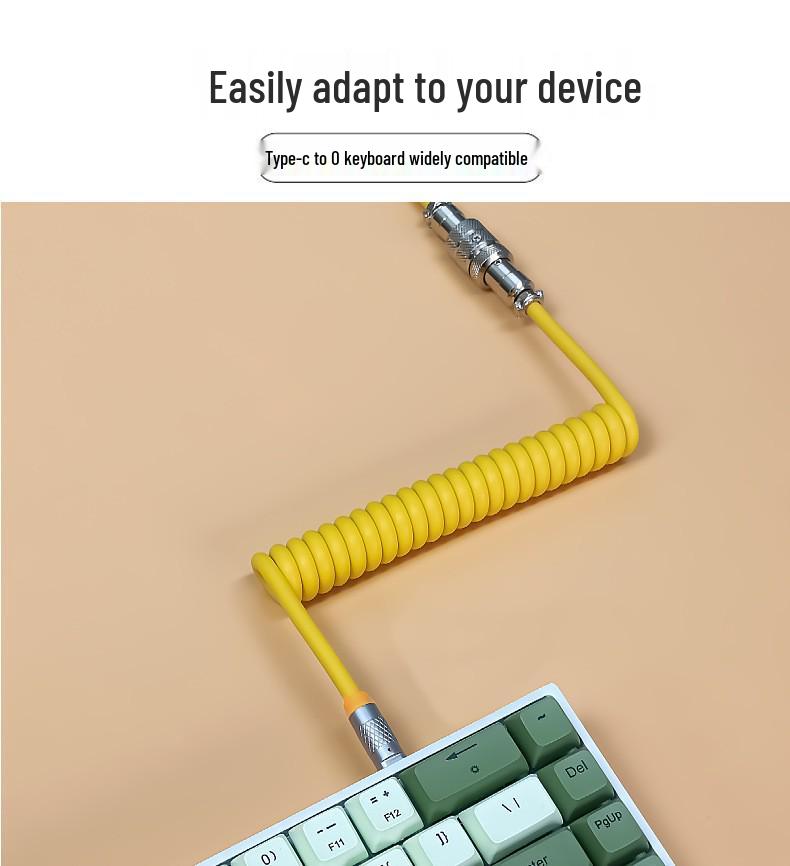 8K RGB Mechanical Keyboard with Magnetic Switch, Fast-Charging Coiled PU Aviator Data Cable