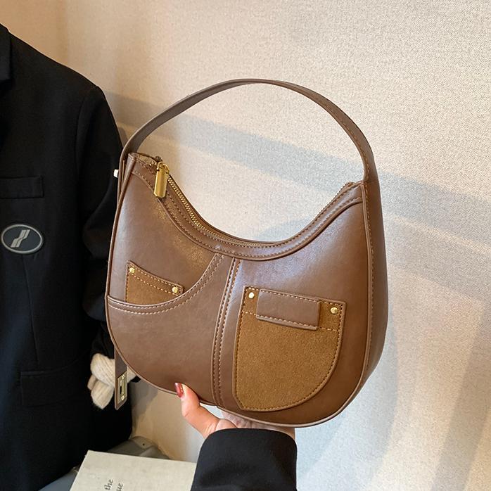 Design Underarm Bag Women's New Versatile Casual Saddle Bag Premium Fashion Shoulder Bag