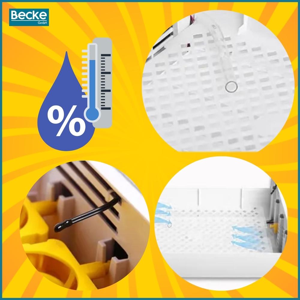 Brutapparat, Schlupfbrüter, automatische Kükenaufzuchtstation, digitaler Eierleuchter, Eierwendung 24