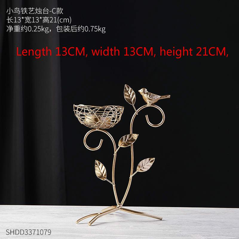 Nordic Style Creative Candle Holders Home Romantic Candles Home Living Room Bedroom Decorations Personalized Ornaments