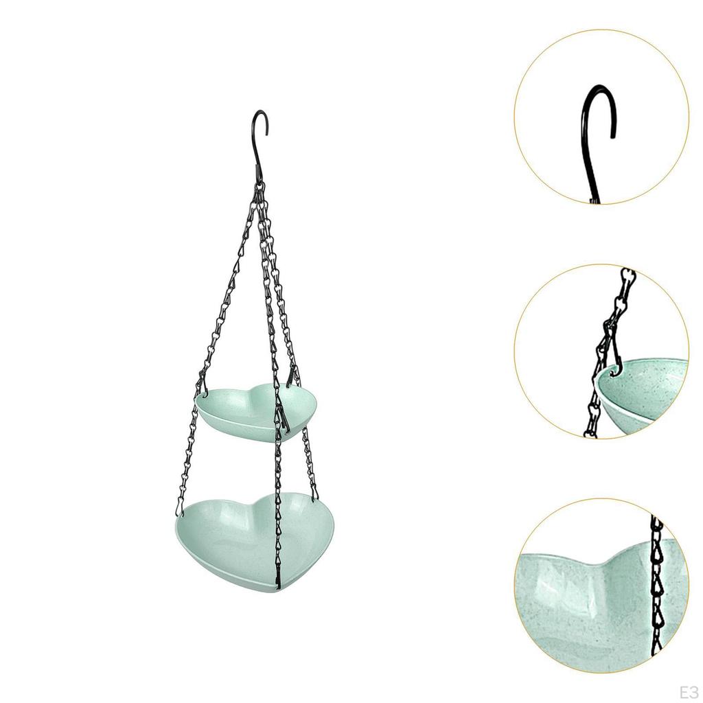 Bird Feeder Tracks Bath for Bowl Gesture Decor Farmers