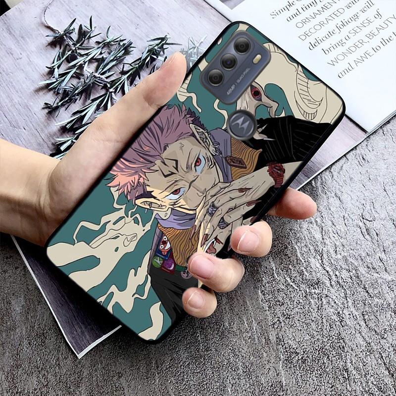 

Чехол Jujutsu Kaisen Satoru Gojo для Motorola Moto E32 E20 E40 G22 G52 G20 G30 G100 G60 G50 G10 GPure GStylus G9 One Action Macro Moto G Stylus 5G