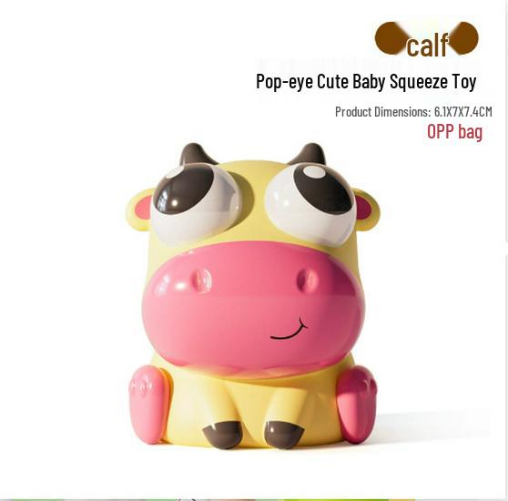 In-Stock Stress Relief Pop-Eye Squeeze Toy - Bubble Blowing Prank Gift