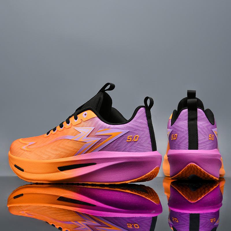 Foreign Trade Carbon Board Running Shoes 2025 New Autumn Breathable Professional Racing Marathon Running Shoes Men's and Women's Shock Absorption