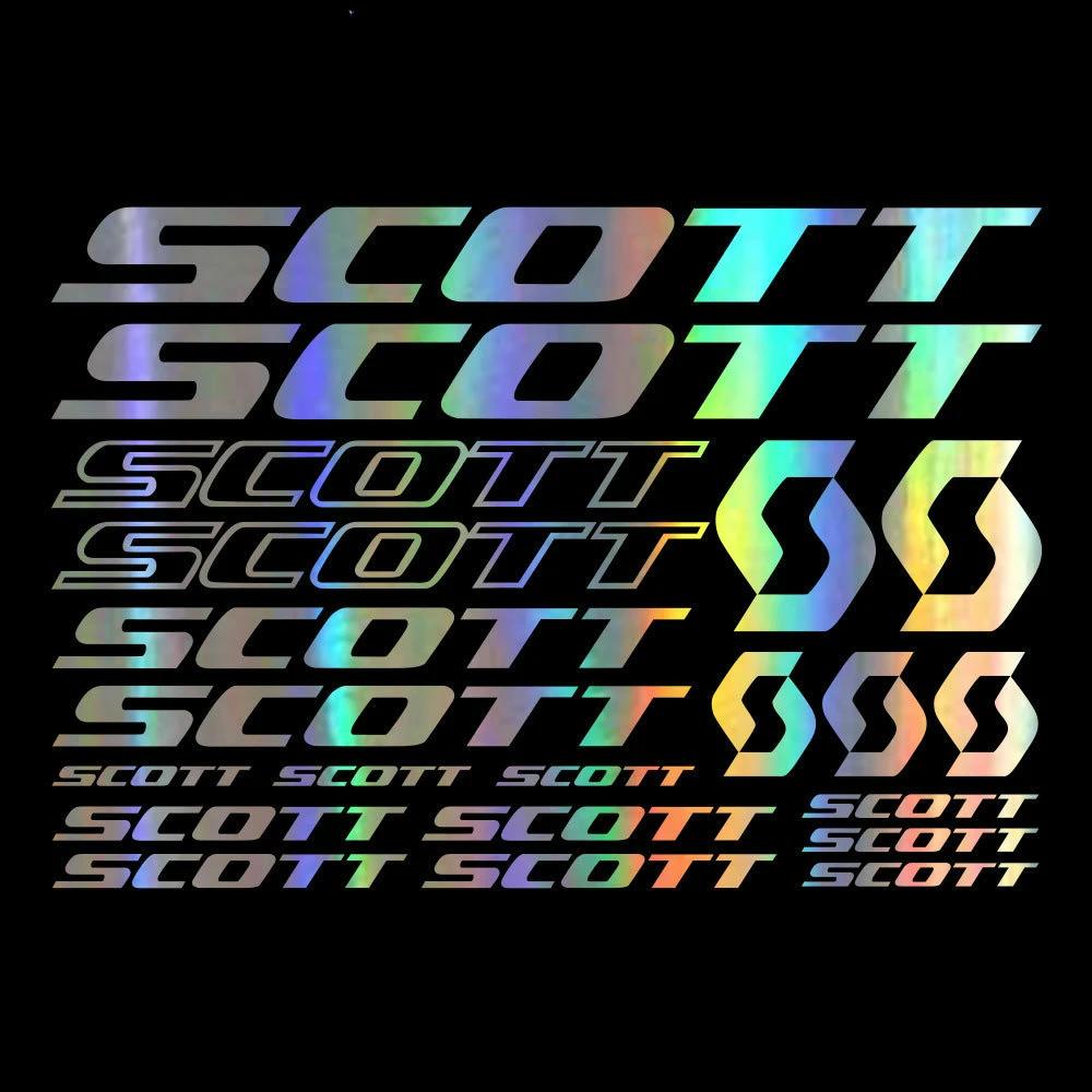 21 pegatinas de 30 cm para cuadro de bicicleta Scott, láminas de calcomanías, accesorios para bicicleta, protección contra arañazos, PVC.