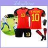 Camisa de Futebol da Bélgica Copa do Mundo 2022 De Bruyne 7 E Lukaku 9 Material de Fibra de Poliéster