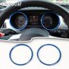 Armaturenbrett-Zierrahmenabdeckung Innenzubehör für Ford Mustang 2015-2018 Blau