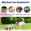 Rainbow Plush Flying Saucer Dog Chew Toy Bell Teeth Grinding Wear Resistant Bite Toy For Small Puppy Teddy Outdoor Pet Interactive Training Supplie