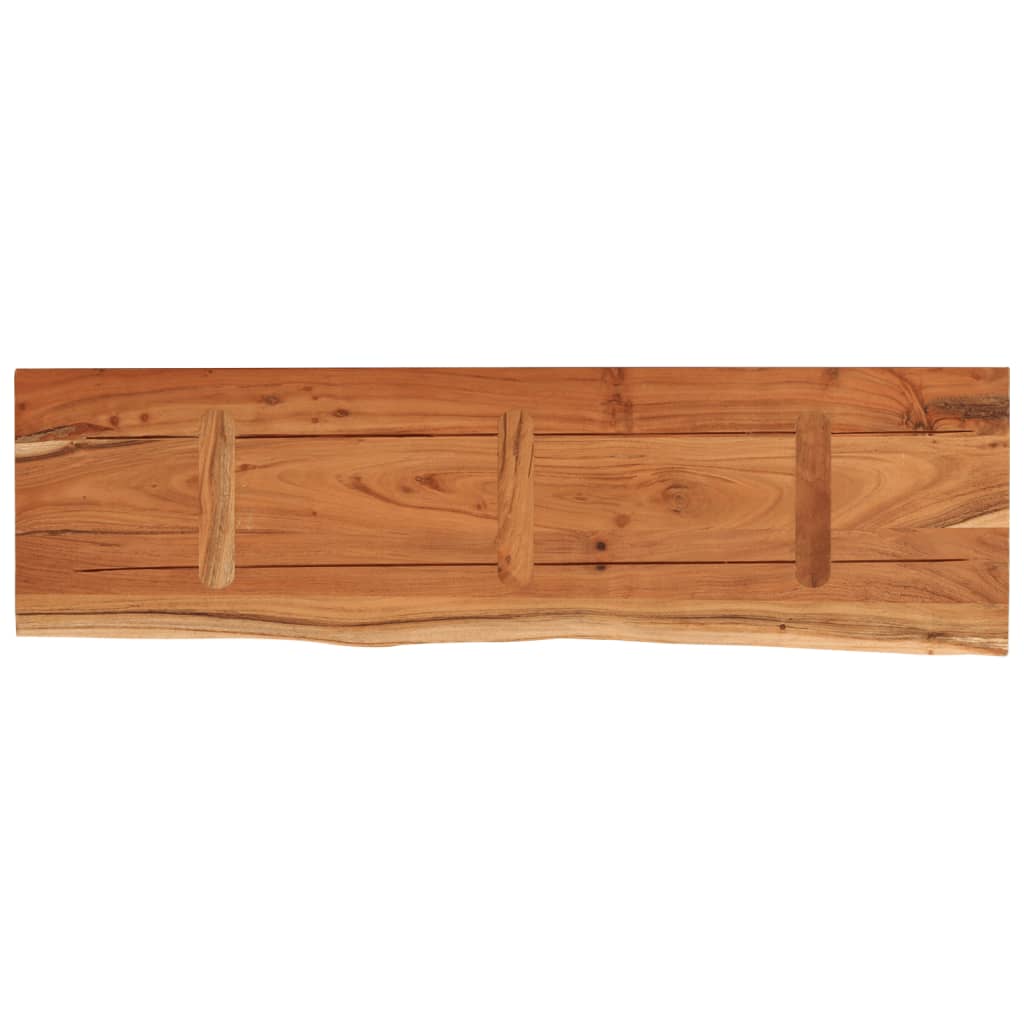 Vidaxl Półka Ścienna, 100X30X2,5Cm, Drewno Akacjowe, Naturalna Krawędź