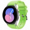 20mm/22mm Watch Strap for Samsung Galaxy Watch 4 6 Classic/5/5 Pro/46mm/3/active 2/s3/s2 Silicone Bracelet Galaxy Watch 4 Strap