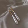 "Elizabeth" Needle Retro Water Drop Pearl Earrings Hong Kong Style Earrings French Temperament Literary Stud Earrings