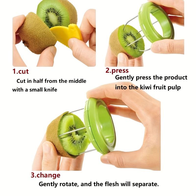 1/2SET kiwi peeler for kiwi fruit peel segmentation and peeling