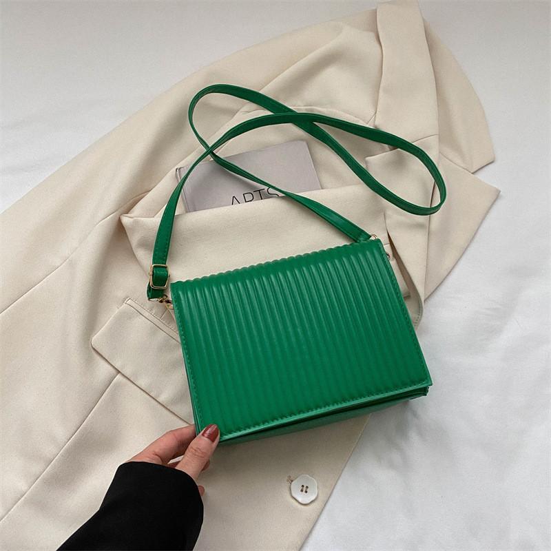 Stylish Fashionable Pu Leather Crossbody Bag Trendy Square Handbag For Women 2023
