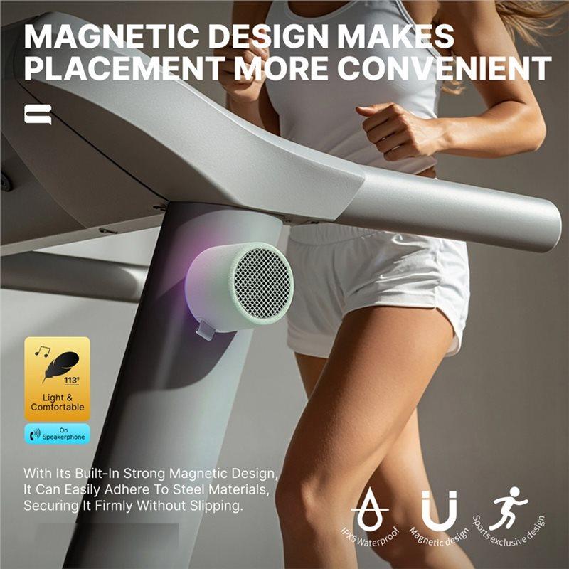 Protable Bluetooth Speaker IPX5 Waterproof RGB Magnetic Speaker Mini Sound Box 700Mah Playback Player Phone Holder