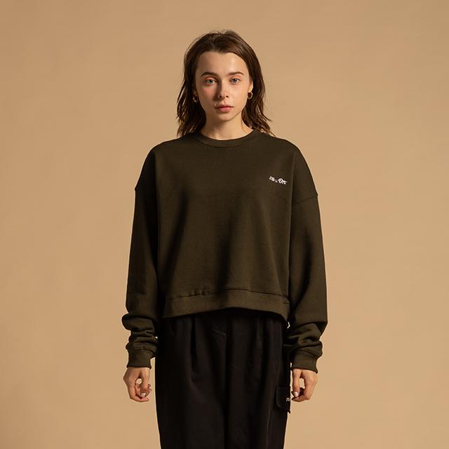 Свитшот Raon Cutting Crop (Ка) Khaki/Free