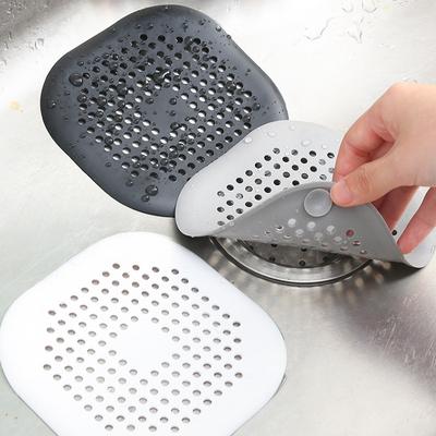 Dop Absorbant Pătrat din Silicon Pentru Scurgeri, Bucătării, Băi și Dușuri Pentru a Preveni Înfundarea Scurgerilor