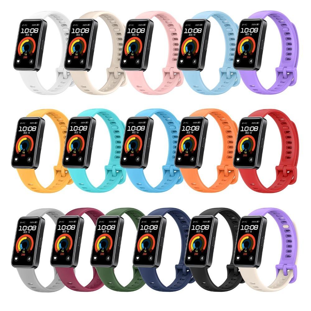 Silikonarmband Atmungsaktives Uhrenarmband Neues Uhrenarmband für Huawei Band 9/8