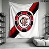 CR Flamengo Wall Tapestry Aesthetic Wall Hanging Printed Fabric Blanket Decorative Tapestries for Bedroom Living Room Home Decor