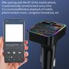 Car Fast Charge Bluetooth 5.0 FM Transmitter PD Dual Player Music Type-C Colorful Ambient MP3 Light Cigarette Lighter USB