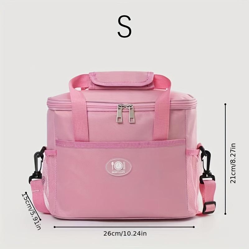 

Oxford Cloth Lunch Tote Bag Thickened Storage Bag Shoulder Bag For School Office Kitchen Storage Home Organization Accessories