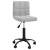 Day and Night - Day and Night Light Gray Velvet Swivel Dining Chair