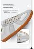2024 Autumn Retro Casual Men's Thick Sole White Sports Shoes