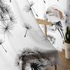 Plant Dandelion Sheer Curtains for Living Room Decoration Window Curtains for Kitchen Tulle Voile Organza Curtains