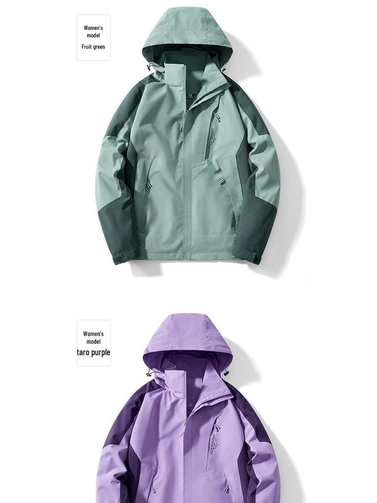 Cross-Border Outdoor Unisex Windbreaker: Waterproof, Windproof, Ideal for Spring/Autumn, Custom Logo Available.
