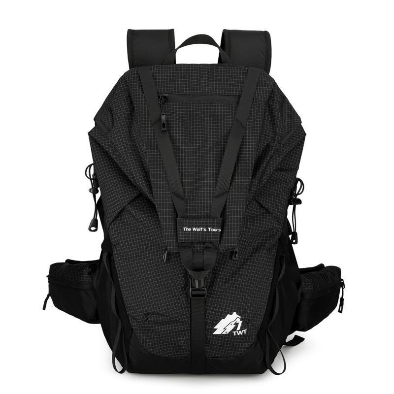 

Водоотталкивающий уличный рюкзак для пеших походов, кемпинга и путешествий - Унисекс спортивная сумка для альпинизма 20-35L чёрный