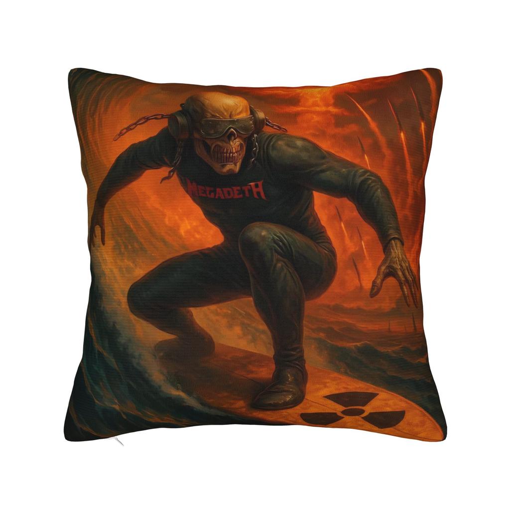 Pillow Cover Megadeths Band MegaRock City Violin Playing Morden Pillow Case For Couch Sofa Bedroom Pillowcases
