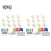 Children Shell Painting Kit 1/2 Sets DIY Craft Kit, with Natural Shells, Modeling Clay, Pigments, Art Glue, Eyes, Handmade Seashell Crafts Supplies