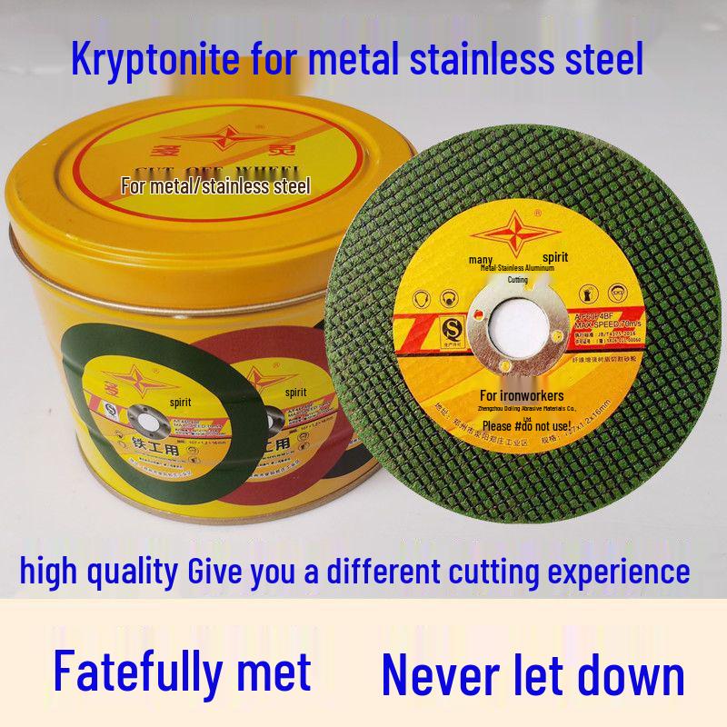 Ultradünne 100mm Trennscheibe für Winkelschleifer - Edelstahl Doppelnetz 107x1.2x16mm