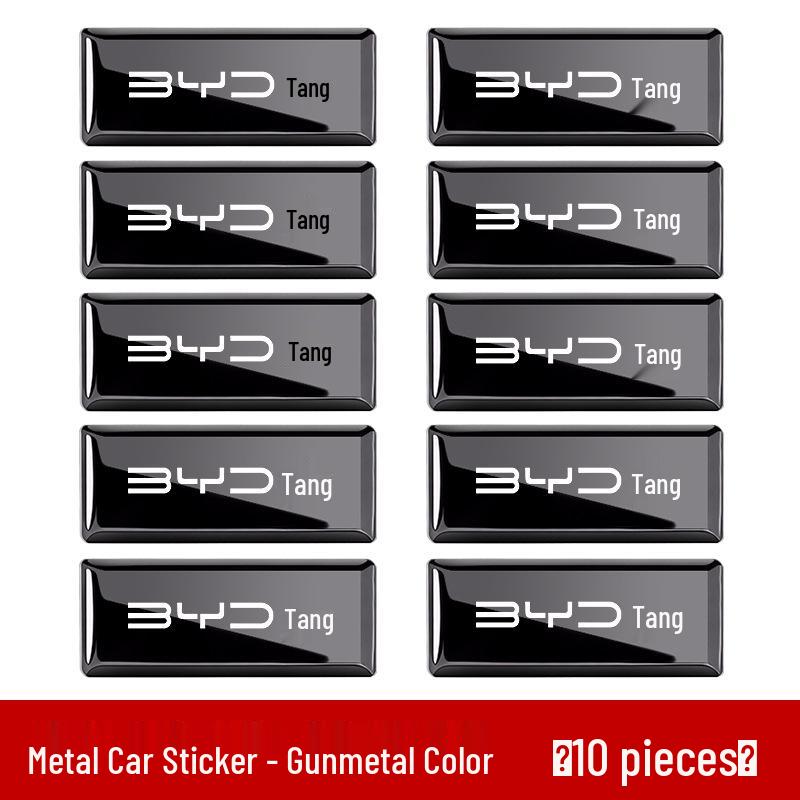 Decorative Metal Emblem Sticker for BYD Tang EV/PRO/PLUS/L Cars - Modified Door Handle Design